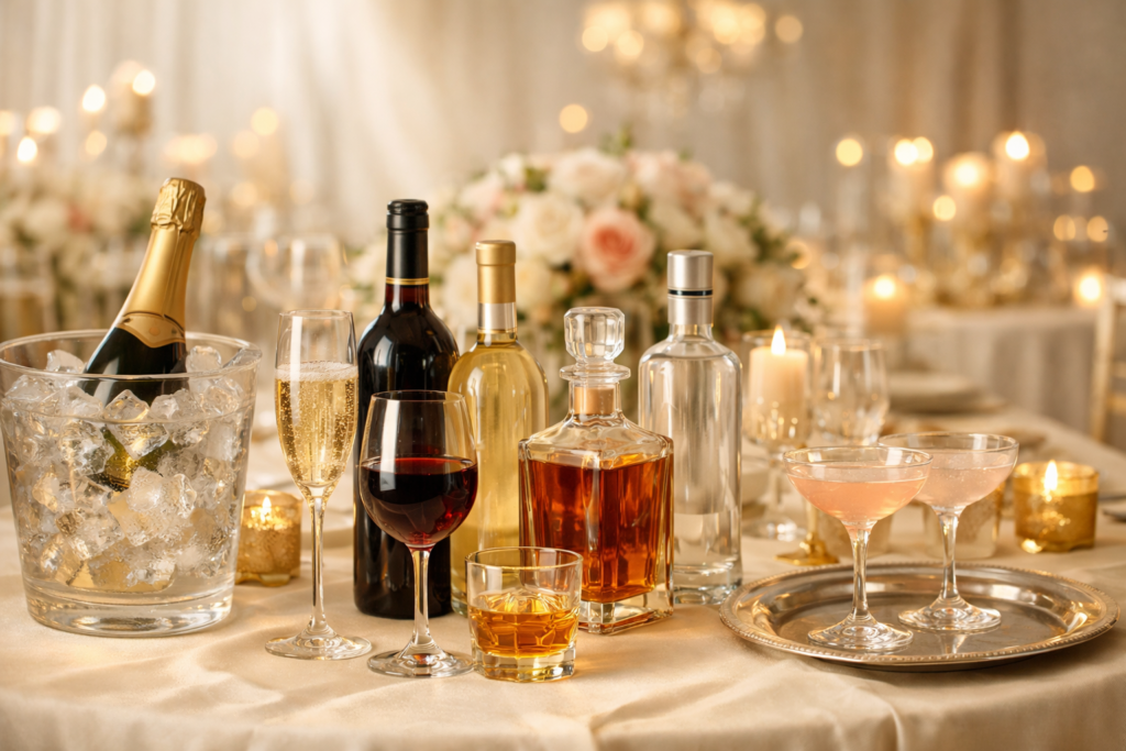 Alkohol na wesele – Jakie rodzaje zaplanować i jak dopasować wybór do stylu przyjęcia?